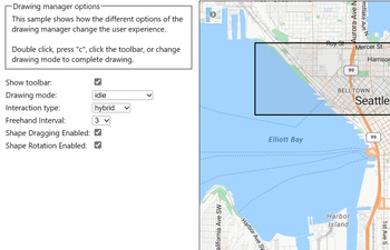 Drawing manager options