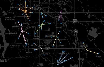 Calculate nearest locations