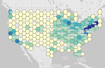 Data binning points with Turfjs